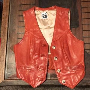 FRYE leather vest